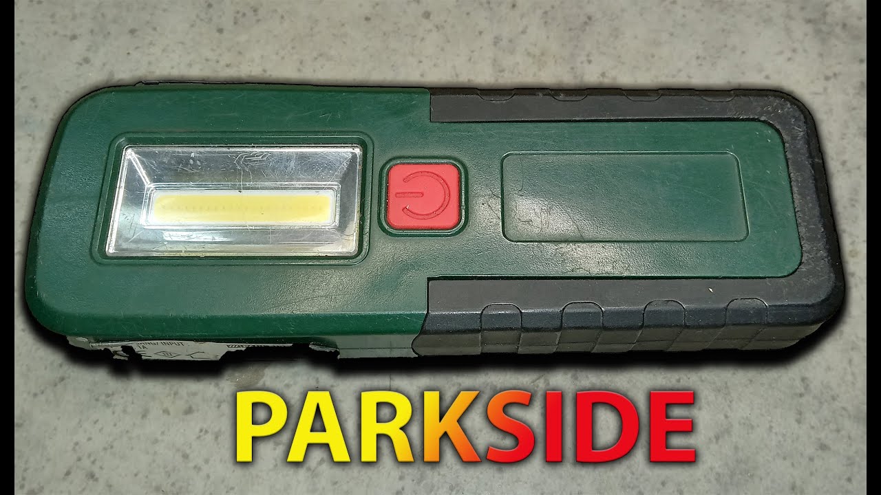 Parkside PALA 2000 A1 flashlight repair
