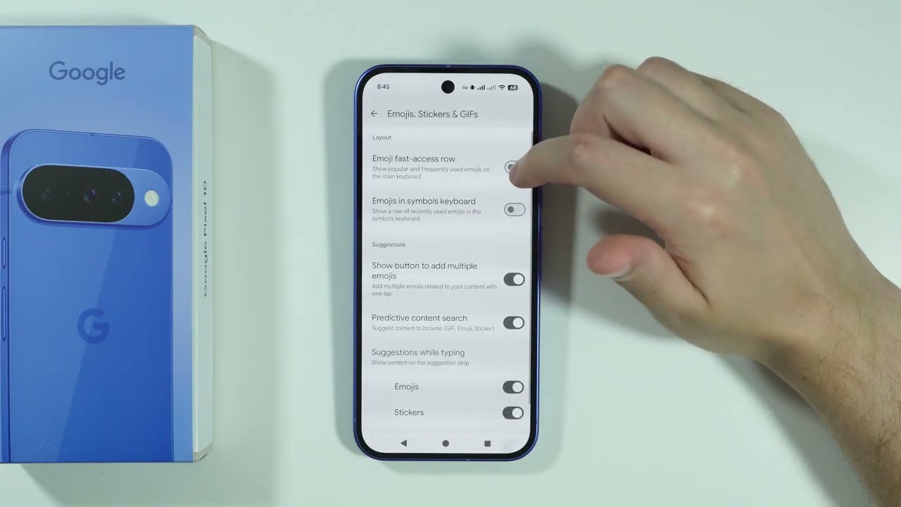 Google Pixel 10: How to Find Emoji Settings