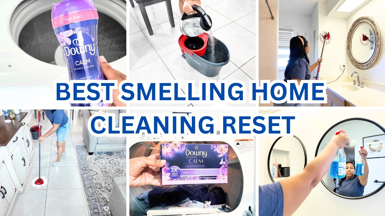 WEEKLY DEEP CLEAN + HOW I KEEP MY HOME SMELLING GOOD ALL WEEK + LAUNDRY TIPS