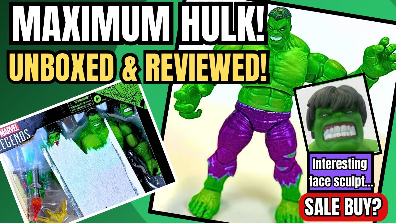 Распаковка Халка из серии Marvel Legends Maximum! Стоит ли тратить деньги или нет?