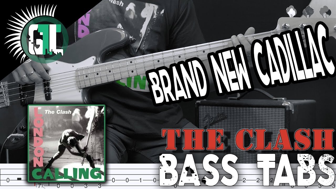 The Clash - Brand New Cadillac | Bass Cover With Tabs in the Video