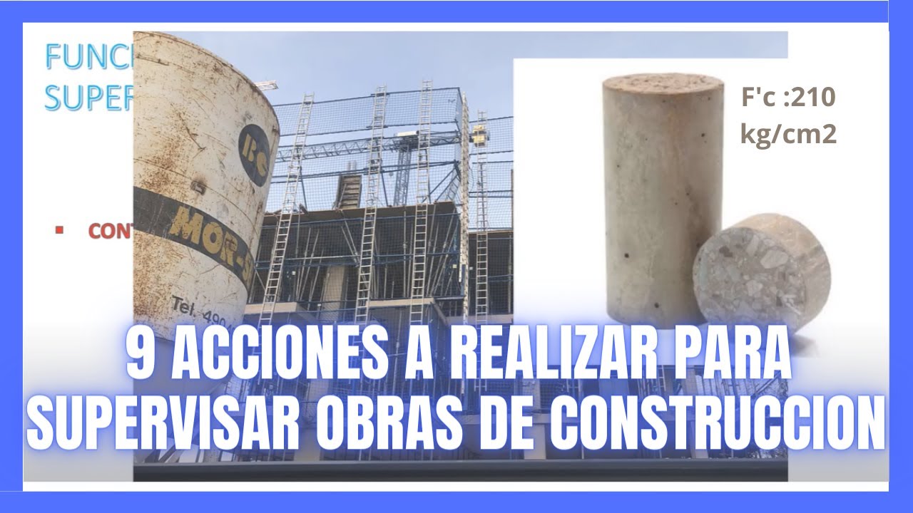 🟠FUNCIONES DEL SUPERVISOR DE OBRAS🟠 - 🏗 Ingeniero Civil .