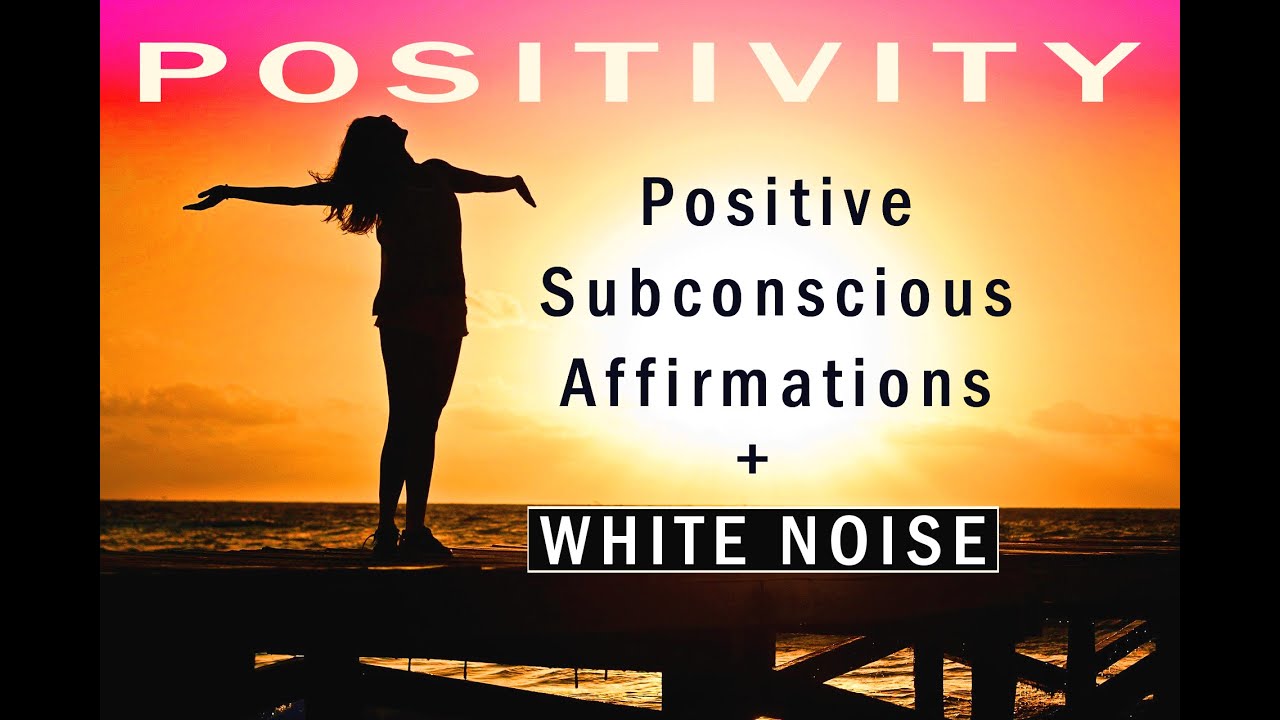 WHITE NOISE + POSITIVE Subconscious Affirmations! 10 Hours of DEEP Positive Restful Sleep.