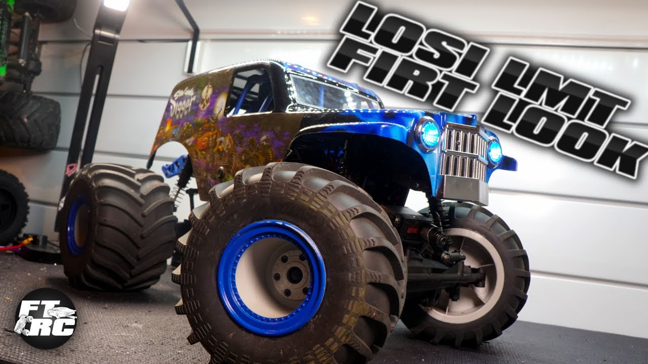 The New Solid Axle RC Monster Truck!! | Losi LMT First Impressions