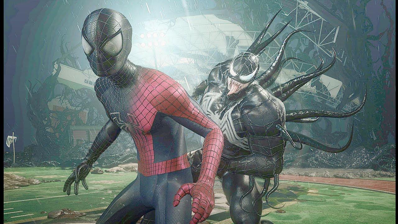 Epic New Harry Venom Transformation Vs Amazing Spider-Man Iconic Black Suit In Marvel's Spider-Man 2