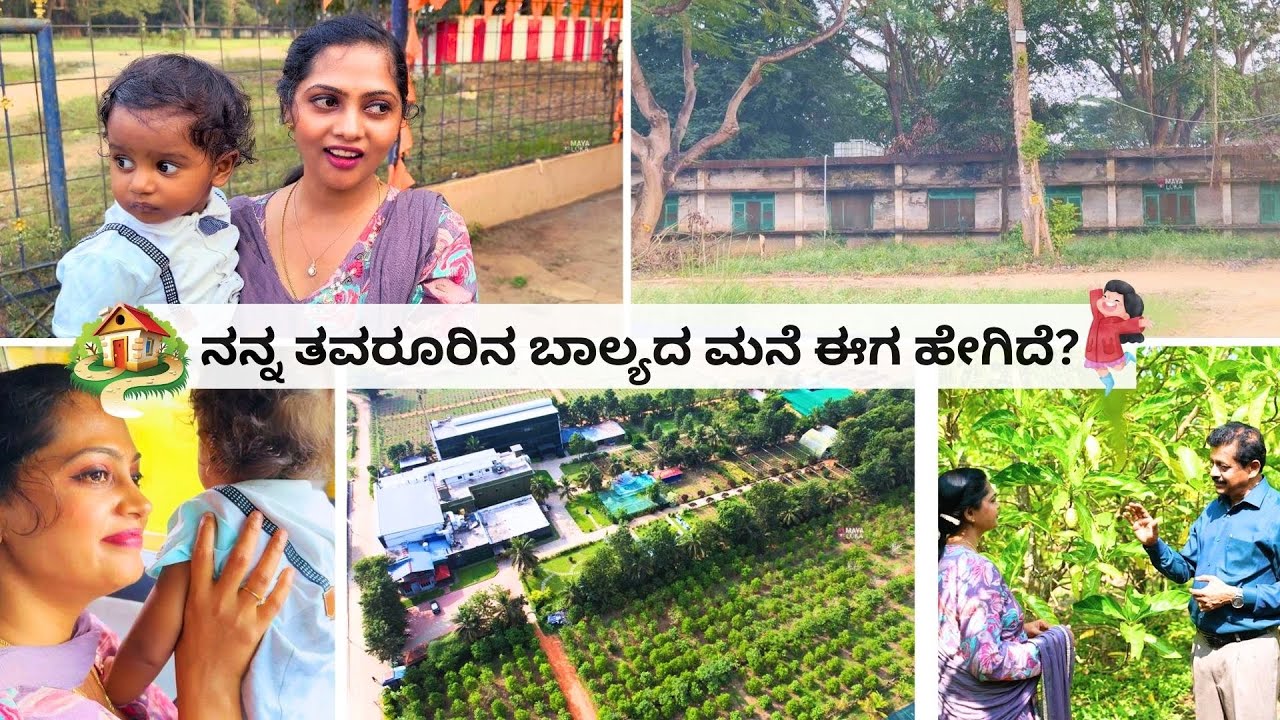 15 ವರ್ಷಗಳ ನಂತರ ನನ್ನ ತವರೂರಿಗೆ ಬಂದೆ । ನಾನು ಓದಿರುವ ಶಾಲೆ & ನಮ್ಮ ಮನೆ ಎಲ್ಲಾ ಮಾಯ । Amrith noni Factory Vlog