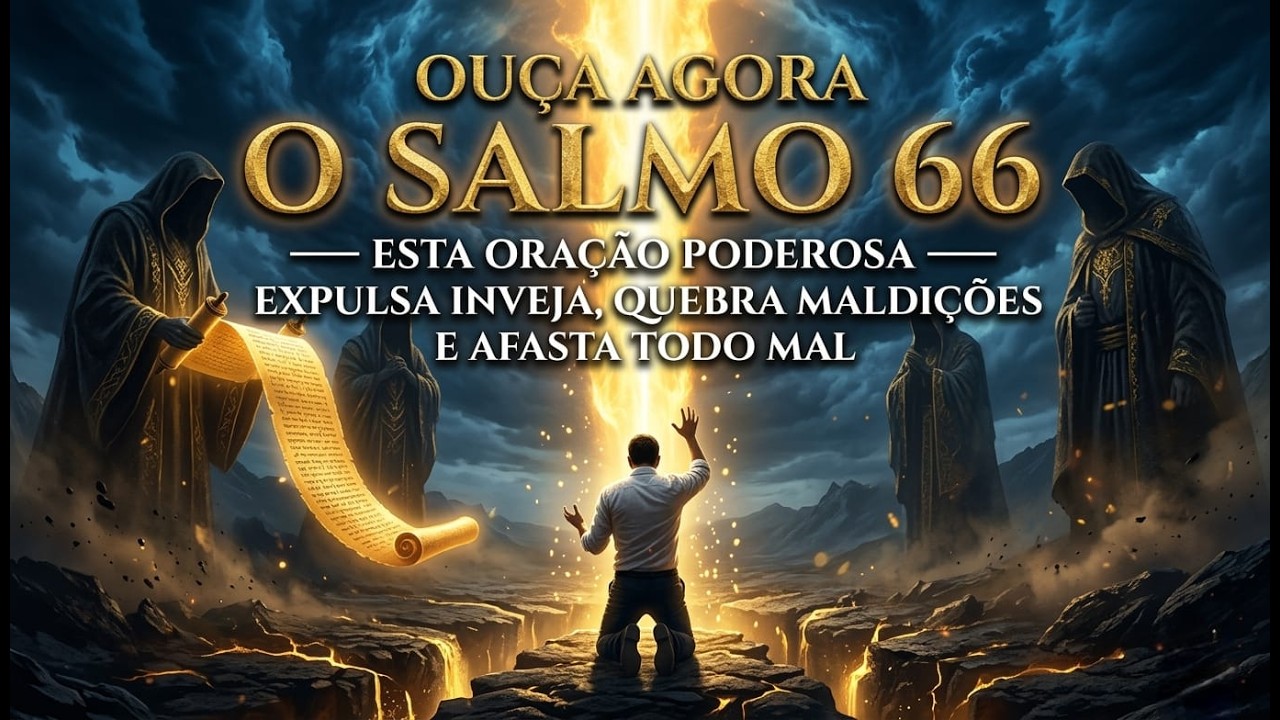 OUÇA AGORA O SALMO 66 - ESTA PODEROSA ORAÇÃO DA  MANHÃ QUE EXPULSA INVEJA, QUEBRA MALDIÇÕES🙏