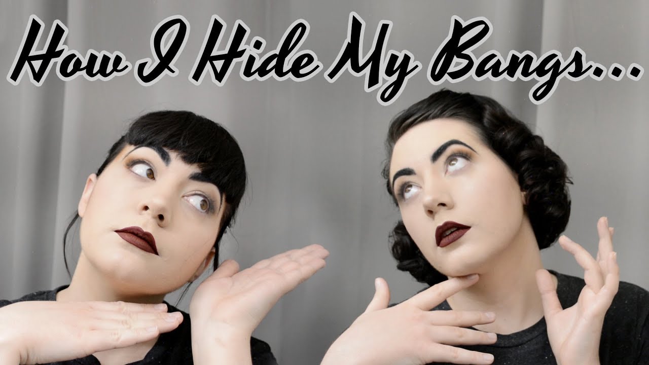 How I Hide My Bangs For Retro Hair