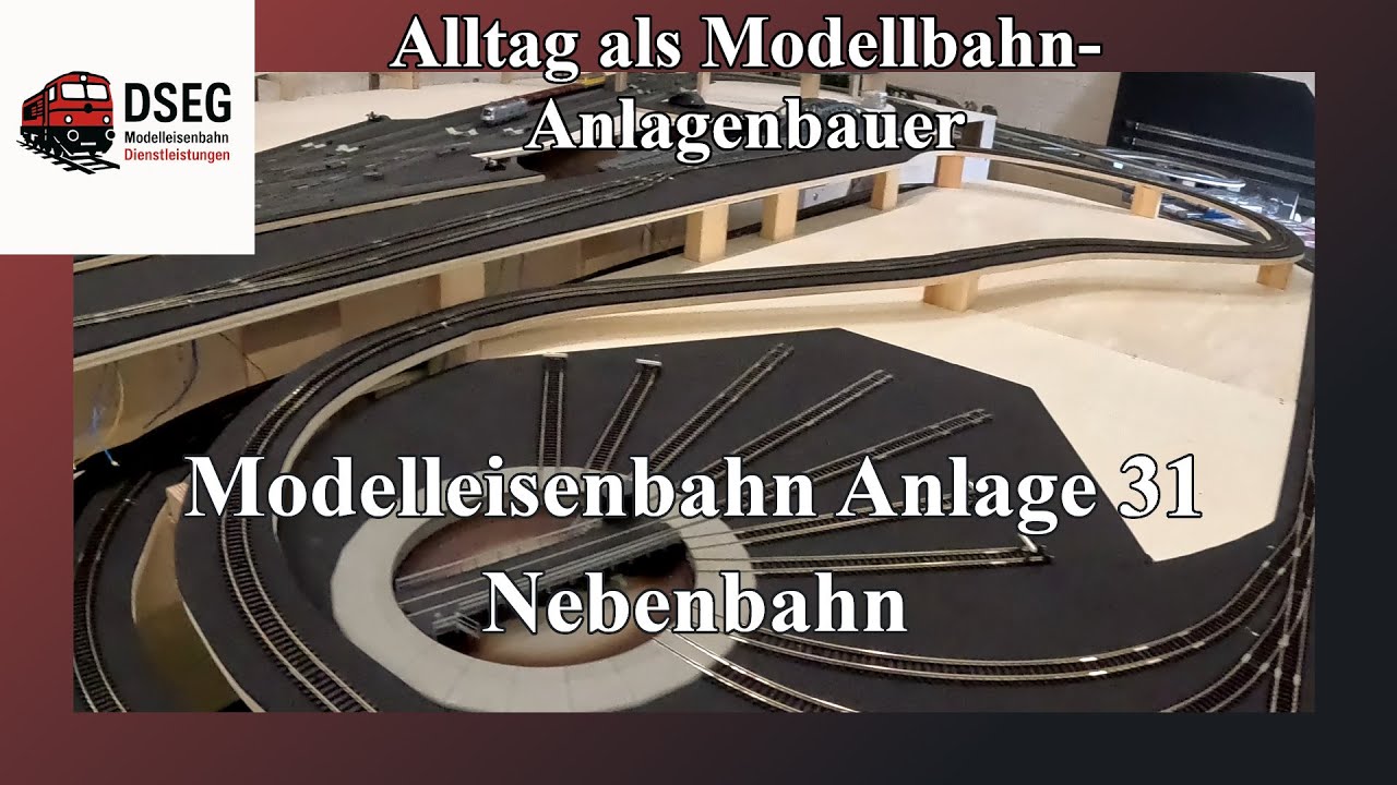 Modelleisenbahnanlage 31 Spur TT Teil 6 Nebenbahn 2,20m x 1,30 m