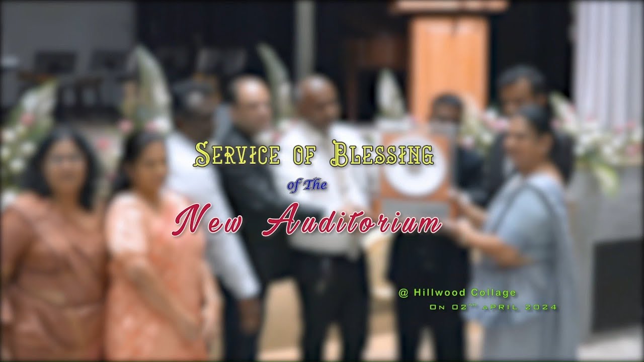 Service of Blessing of the New Auditorium