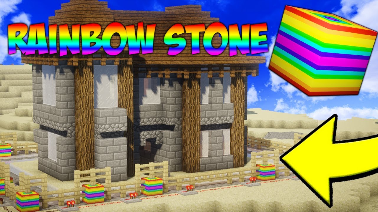 UPGRADING THE STEVE PROOF HOUSE WITH RAINBOW STONE - Lucas Spike Steve Saga