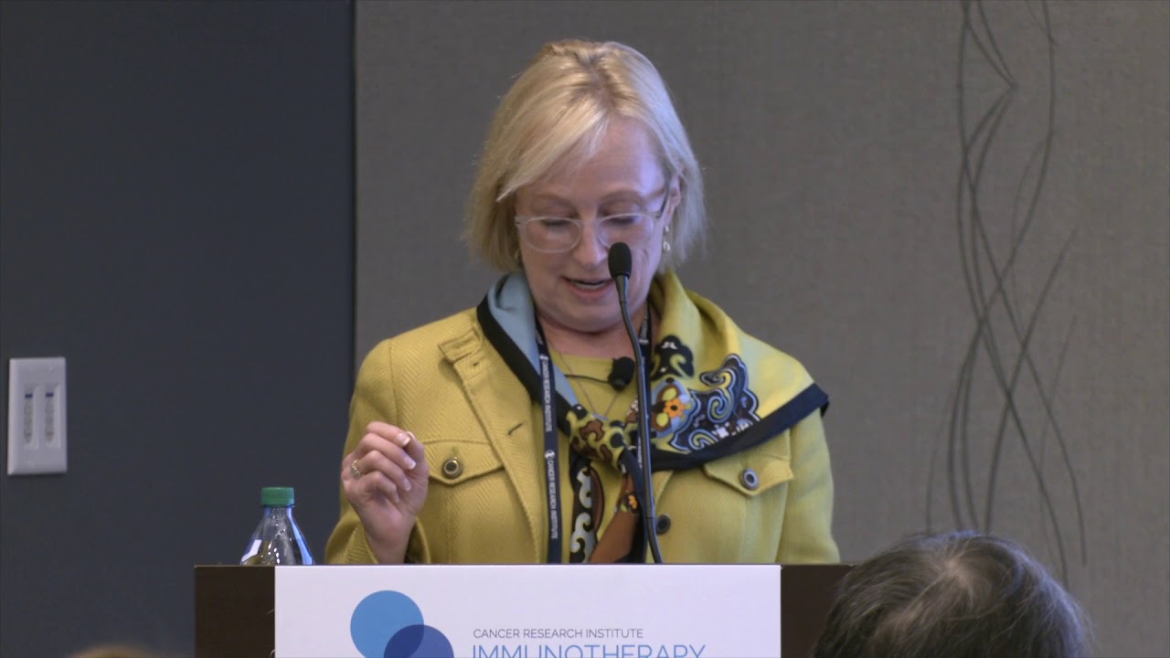 Adrienne, Cancer Patient Advocate Keynote, at 2019 CRI Immunotherapy Patient Summit in Baltimore