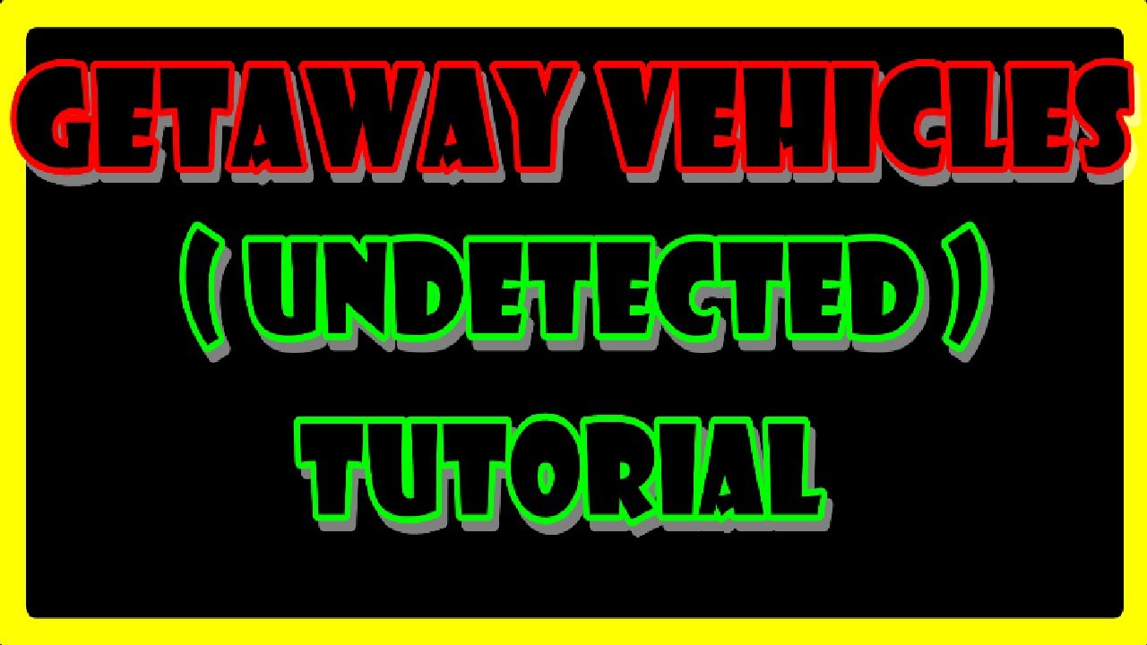 CASINO HEIST PREP:   GETAWAY VEHICLES ( UNDETECTED )