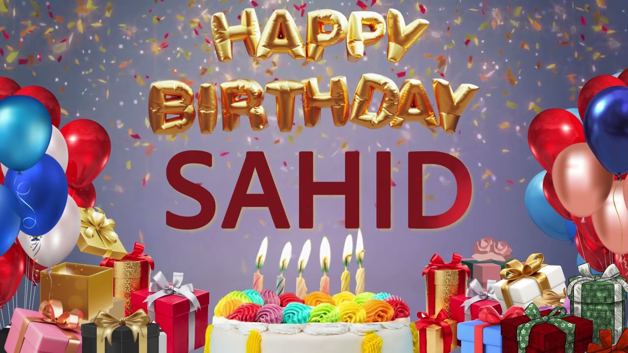 SAHID - Happy Birthday Sahid #Sahid