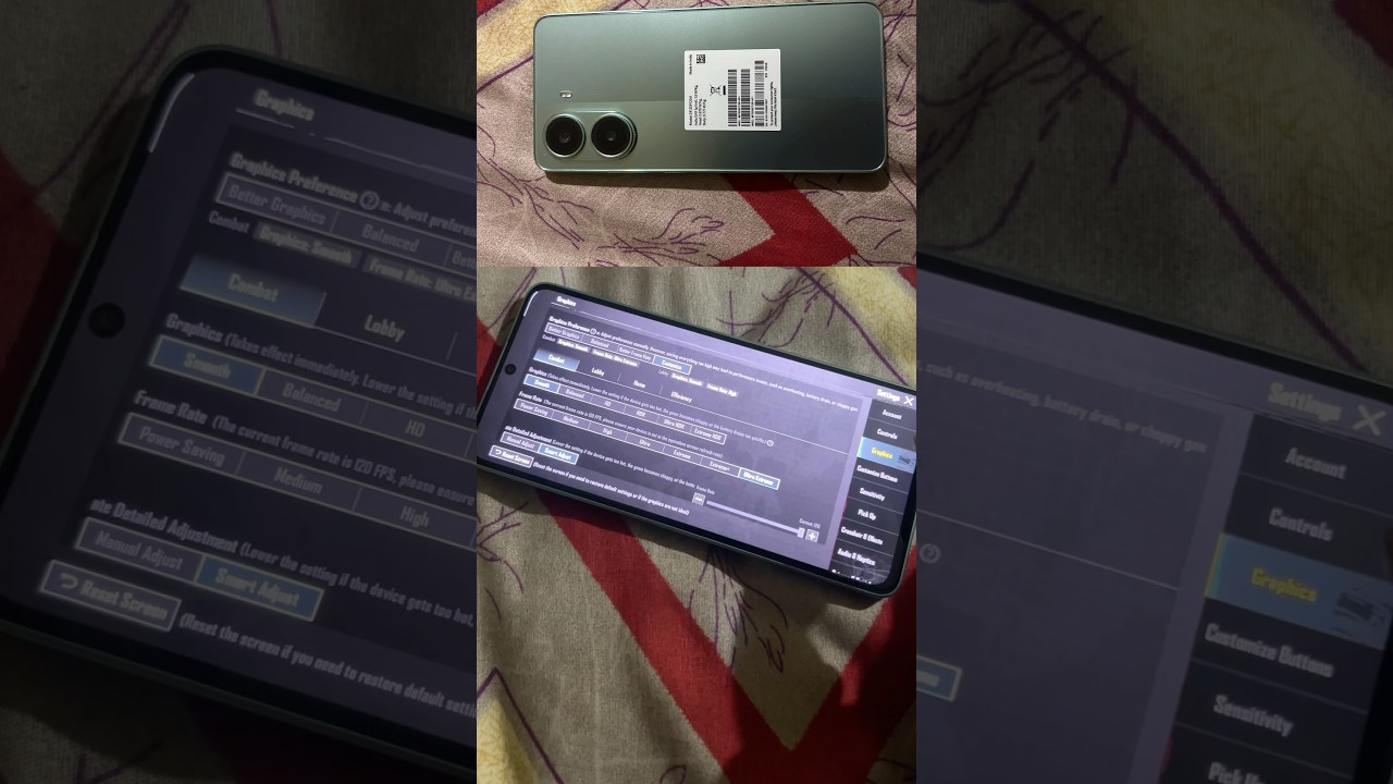 Unlock Bgmi 120 fps in Poco X 7 Pro 🔥||#shorts #gaming #pocox7pro5g #unlock120fps #bgmi #trending😍