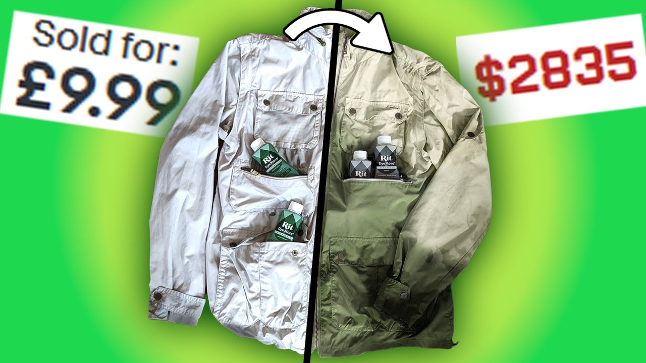 I Recreated A Luxury Techwear Jacket On a Budget | DIY Gradient Dye