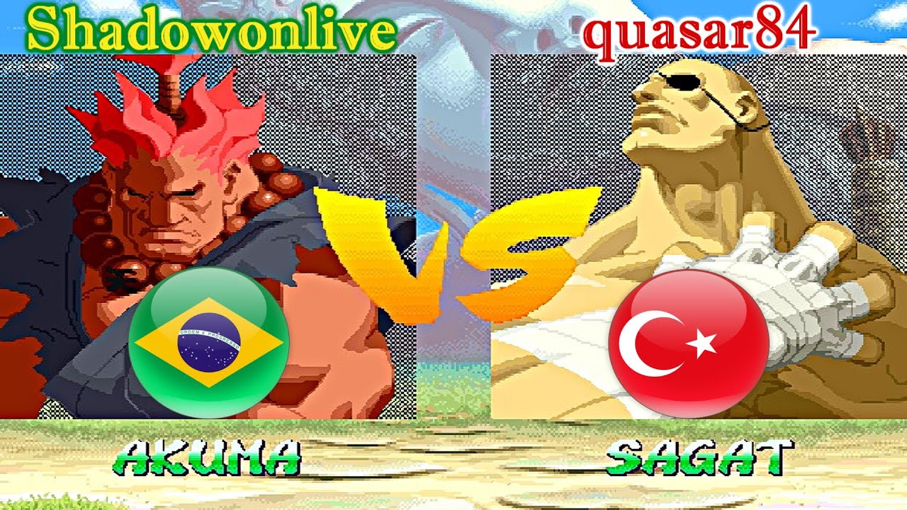 Street Fighter Alpha 2 - Shadowonlive vs quasar84