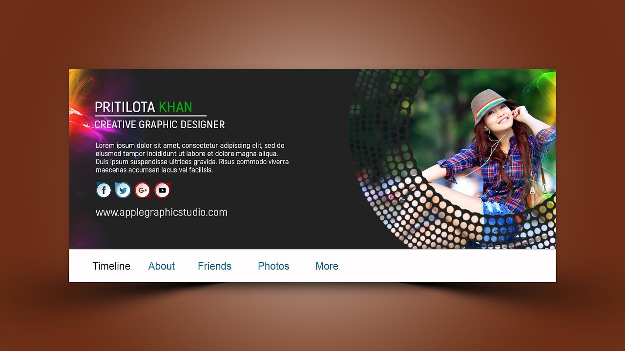 Eye Catching Facebook Cover Design   Photoshop Tutorial