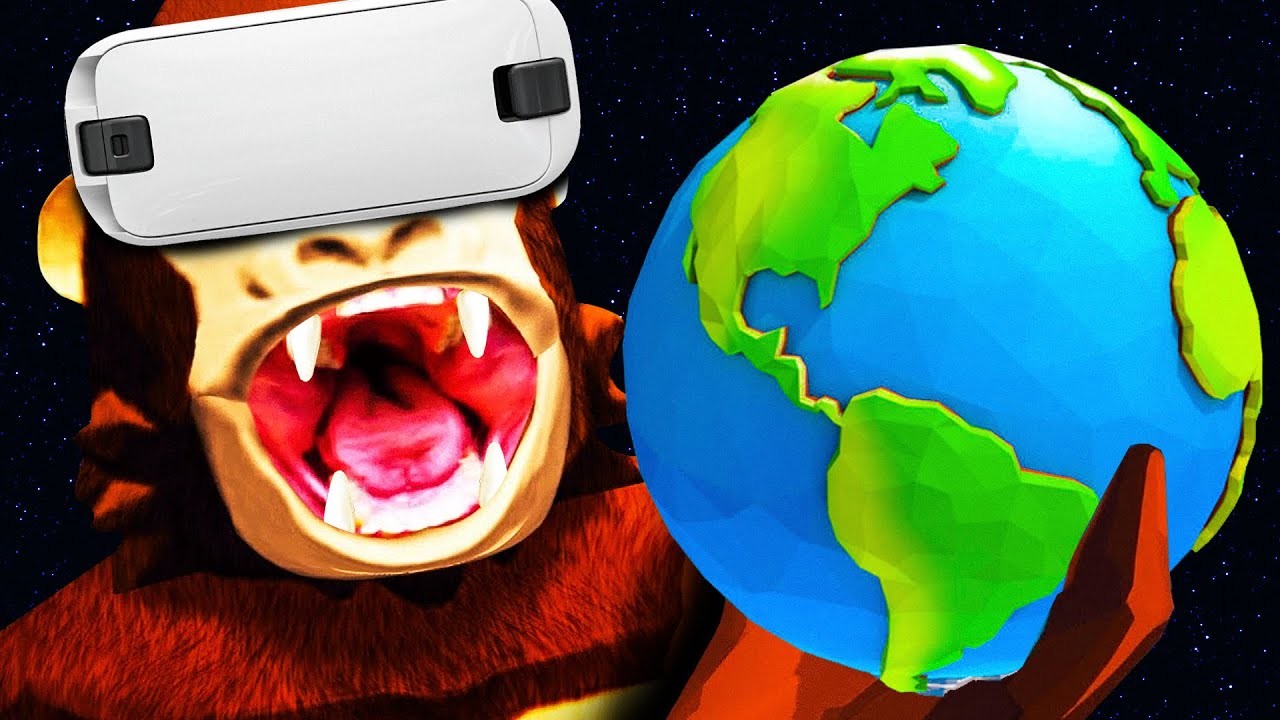 Comendo um Planeta com um Gorilla Gigante! (Growrilla VR)