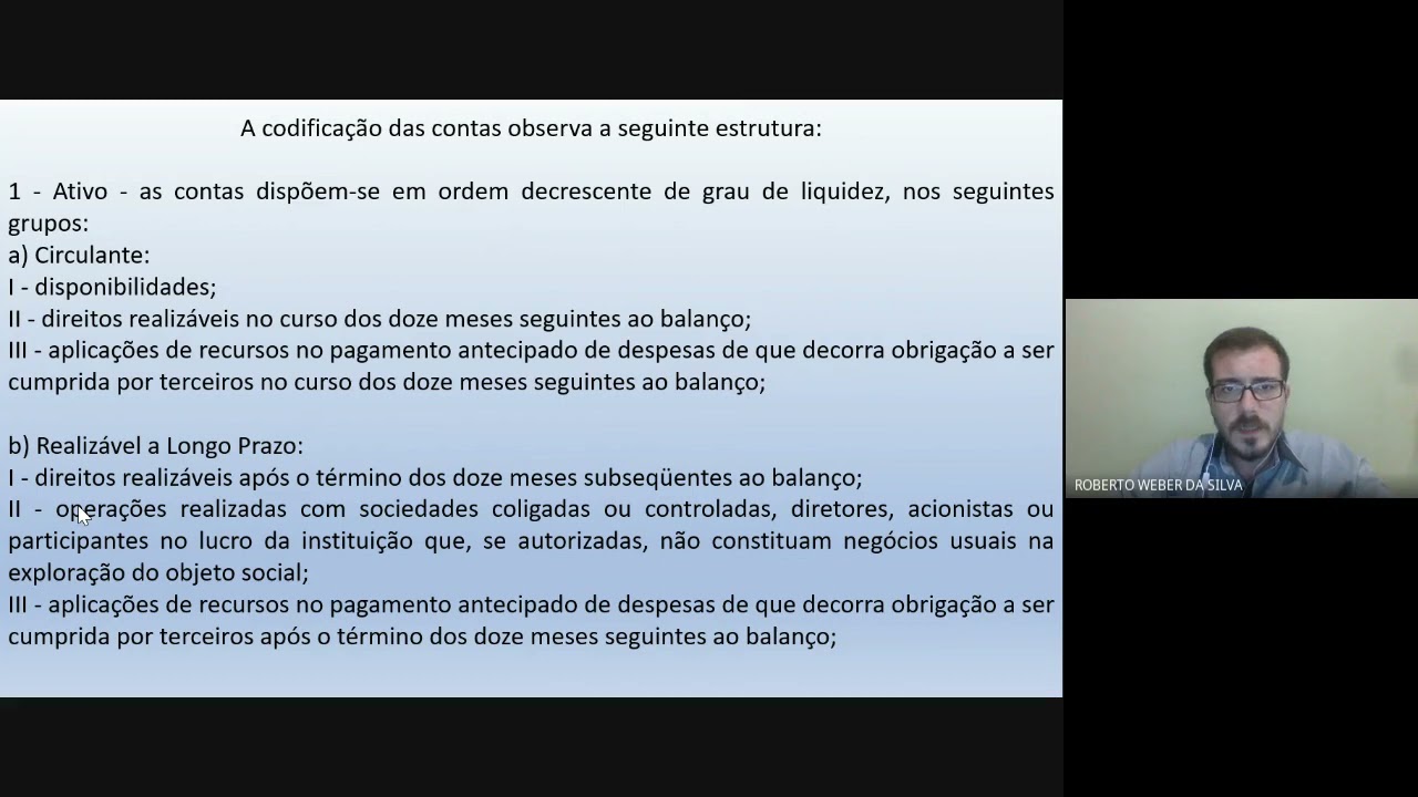 Contabilidade das Instituições Financeiras - Aula 19 - COSIF - Plano de Contas