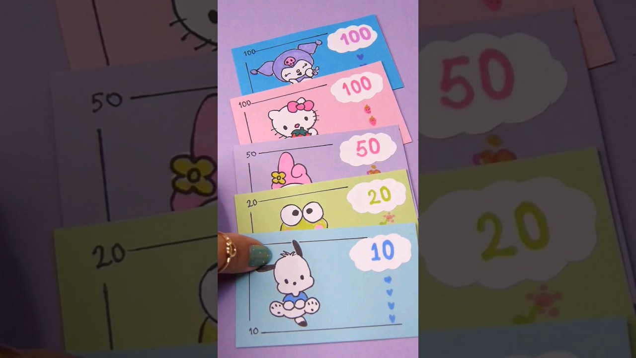 Cute DIY Paper money 🤩