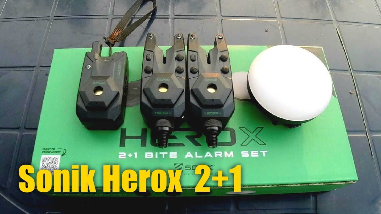 Набір Сигналізаторів Клювання Sonik Herox (2+1) з Підсвіткою Клювання