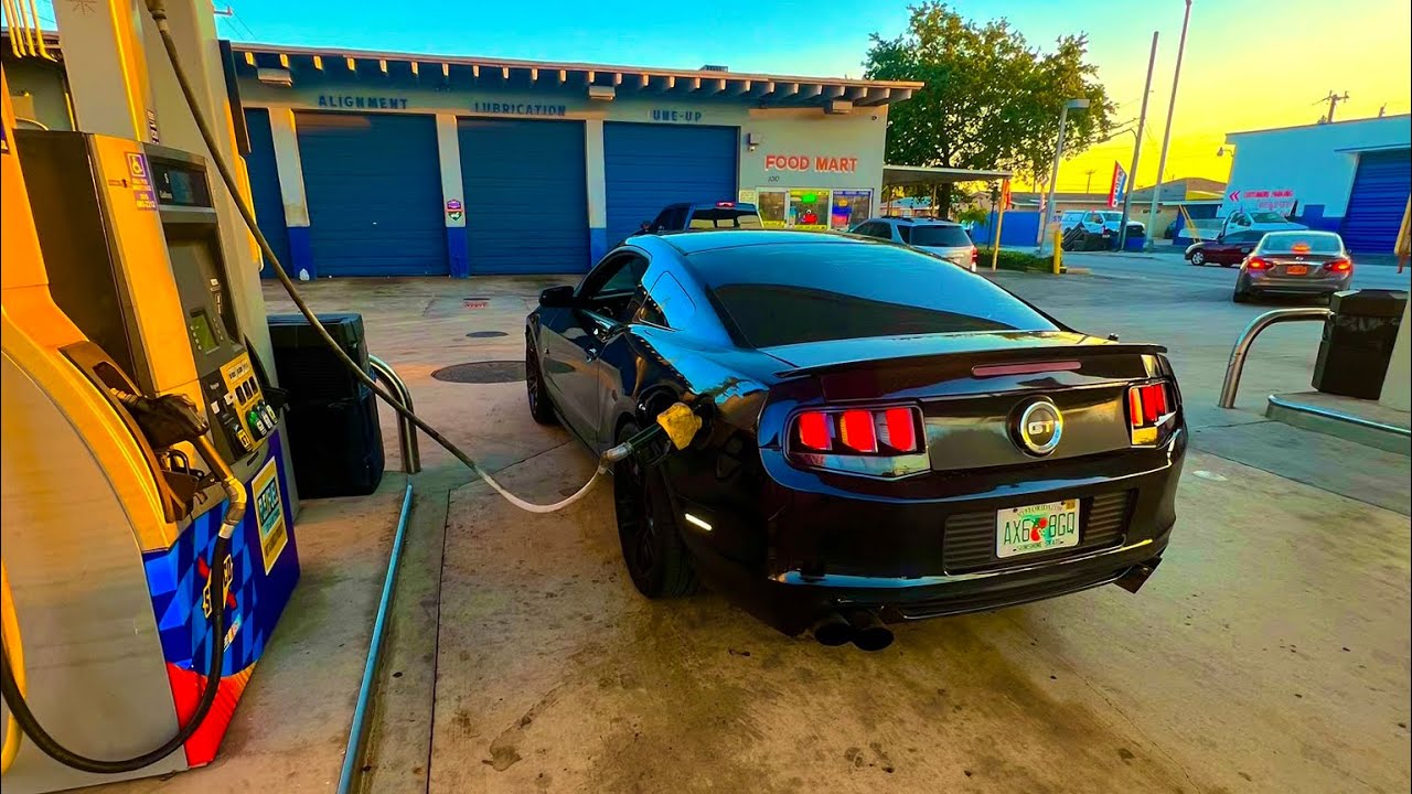 LOUD FBO 2014 MUSTANG GT DRIVE POV🪓🪓🔥Filling Up On E85