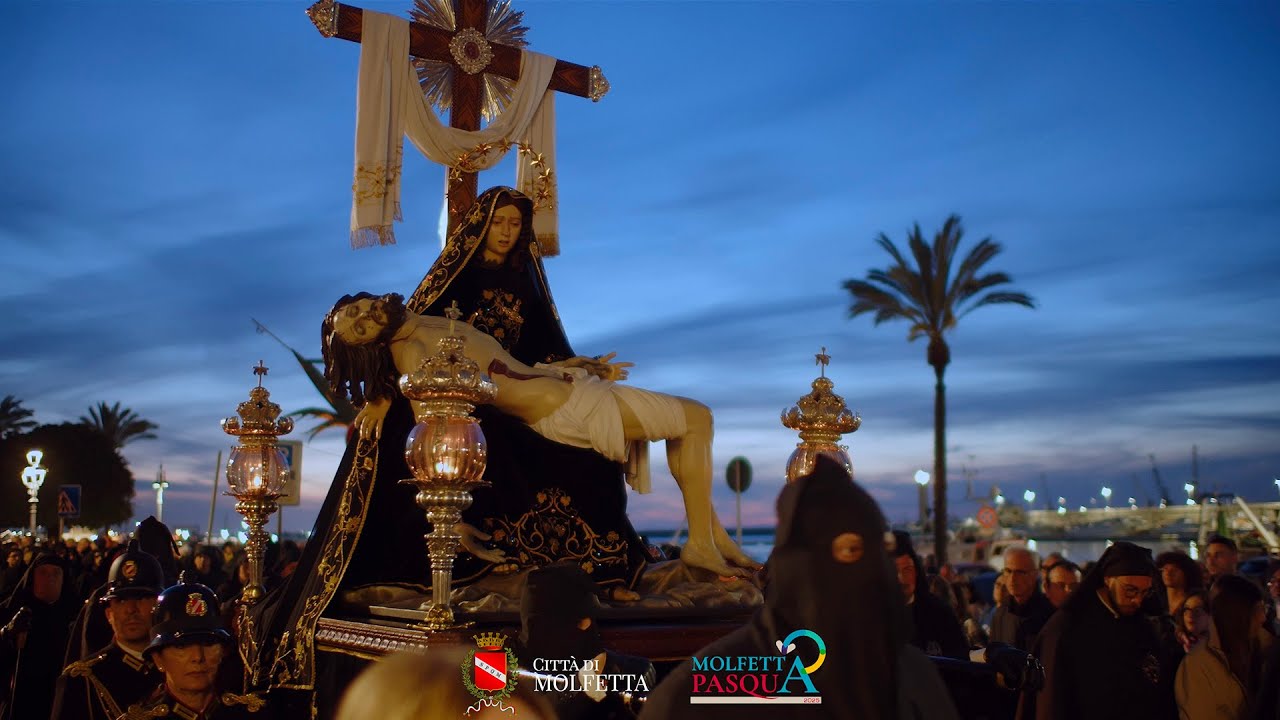 La processione della Pietà, la ritirata