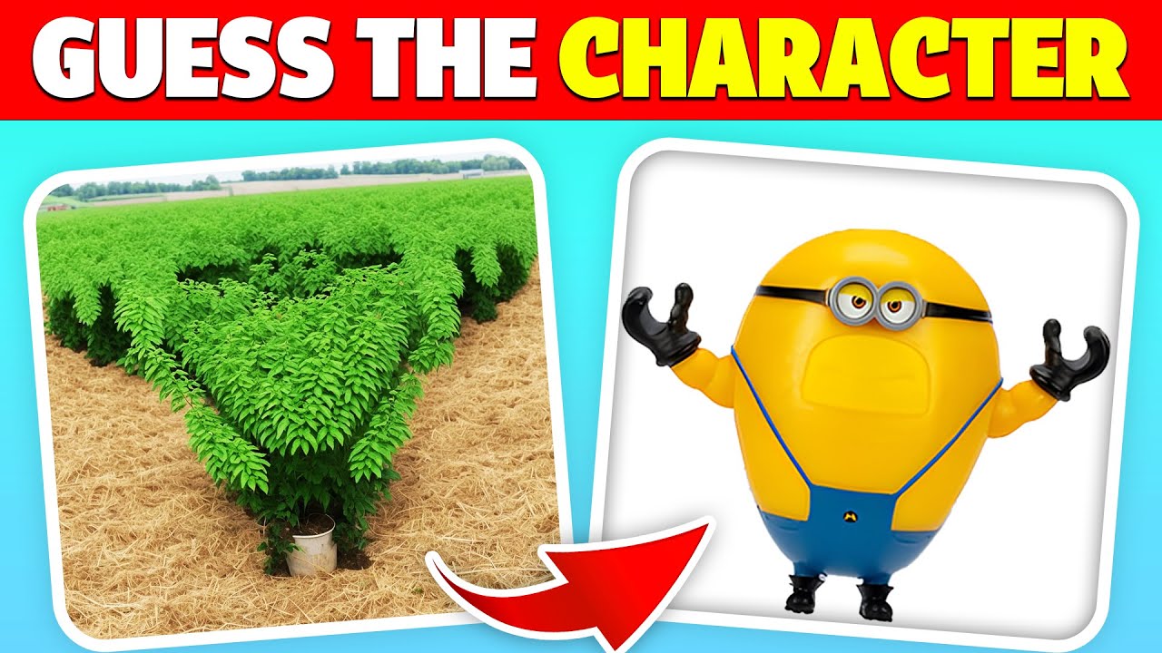 Guess the Despicable ME 4 Character | Squint your eyes | Mega Minion Jerry, Kevin Minion, Poppy, Gru
