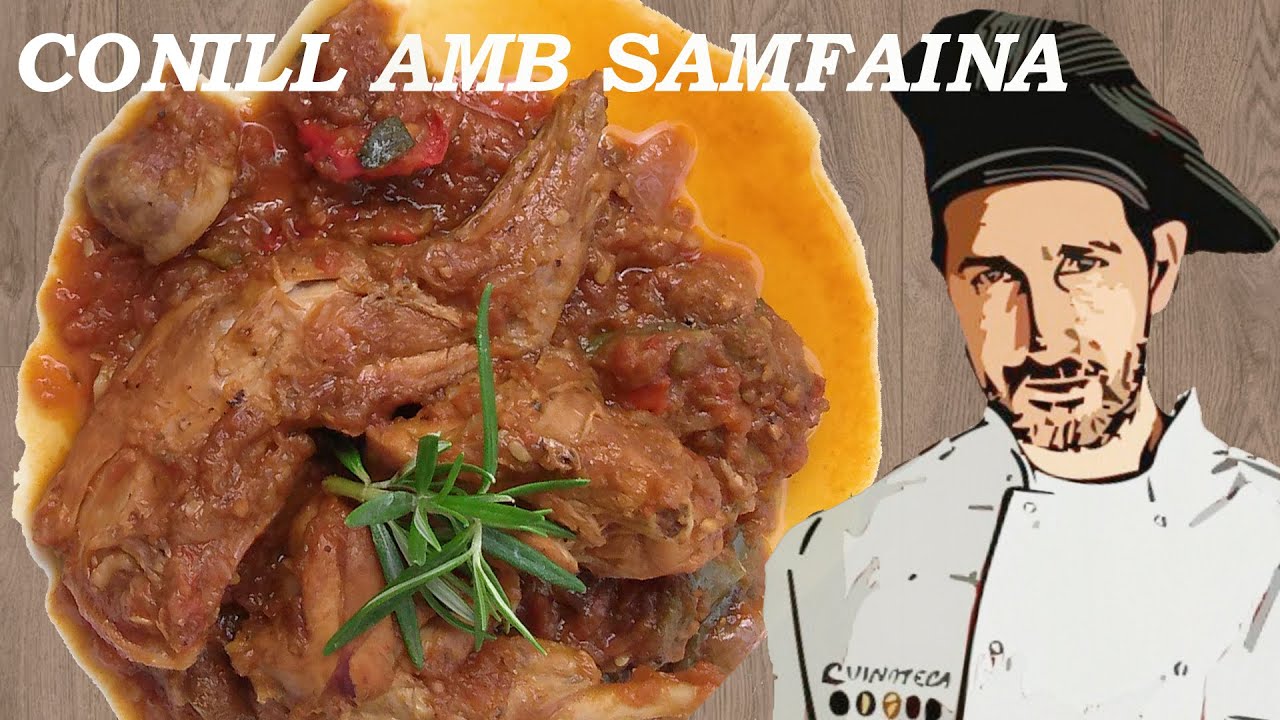 Conill amb SAMFAINA (Receptes de cuina)