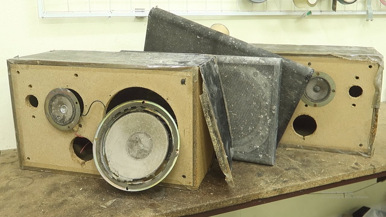 Restoration Very Old Loudspeaker Yards - Restore For Music Lovers