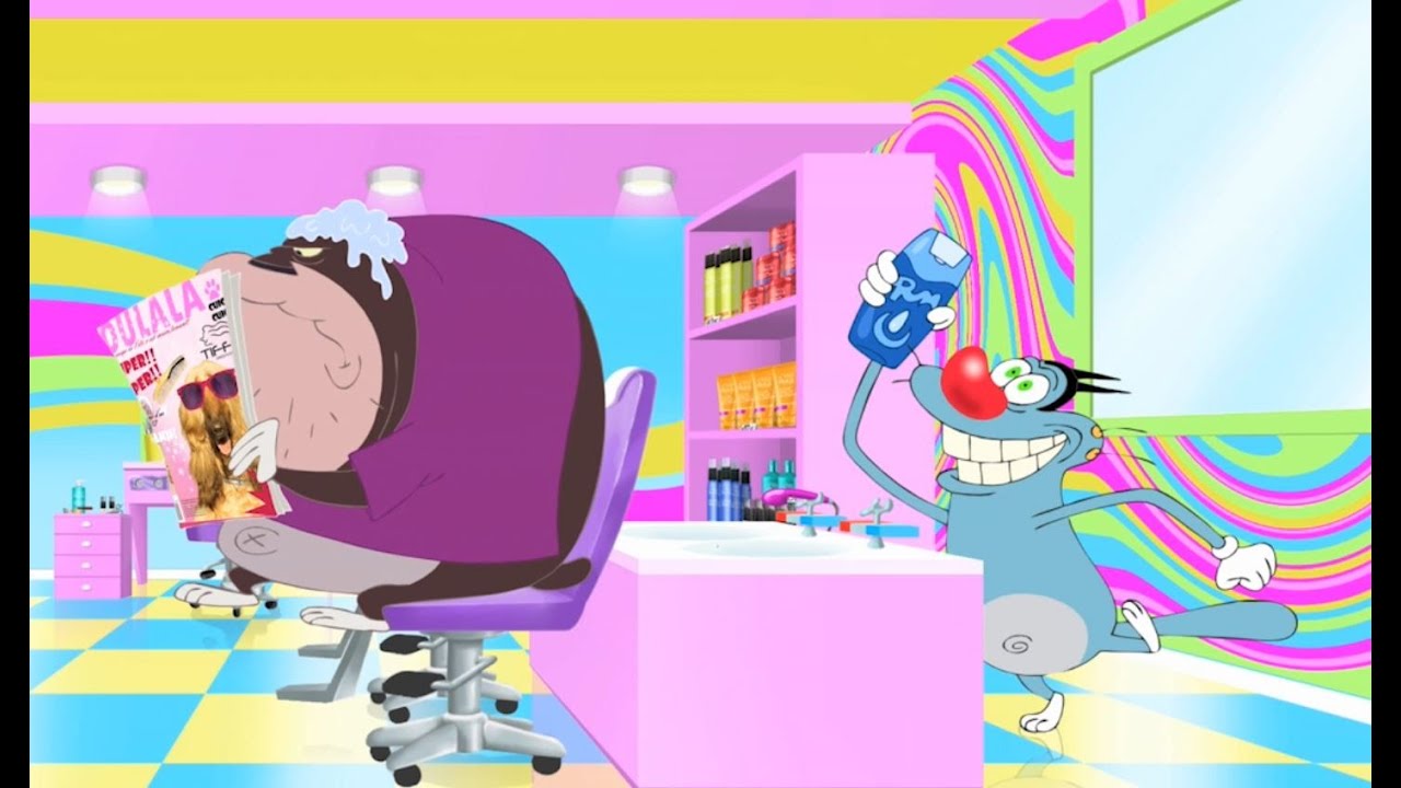 Oggy and the Cockroaches - Огги-парикмахер (S4E43) Full Episode in HD