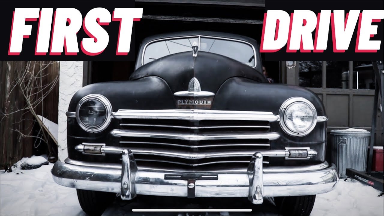 First Drive in 35 Years! 1948 Plymouth Special Deluxe P15 Sedan Restoration Project Mopar Barn Find