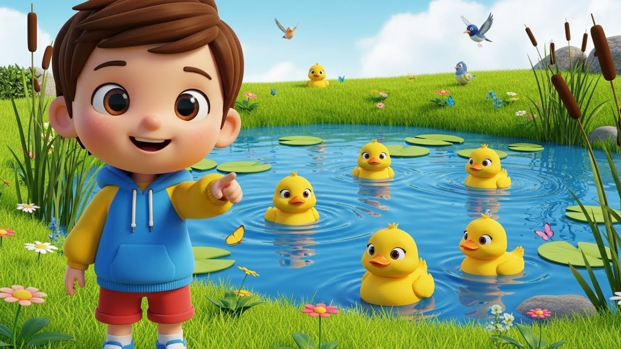 Five Little Ducks | Nursery Rhymes for Kids and Song
