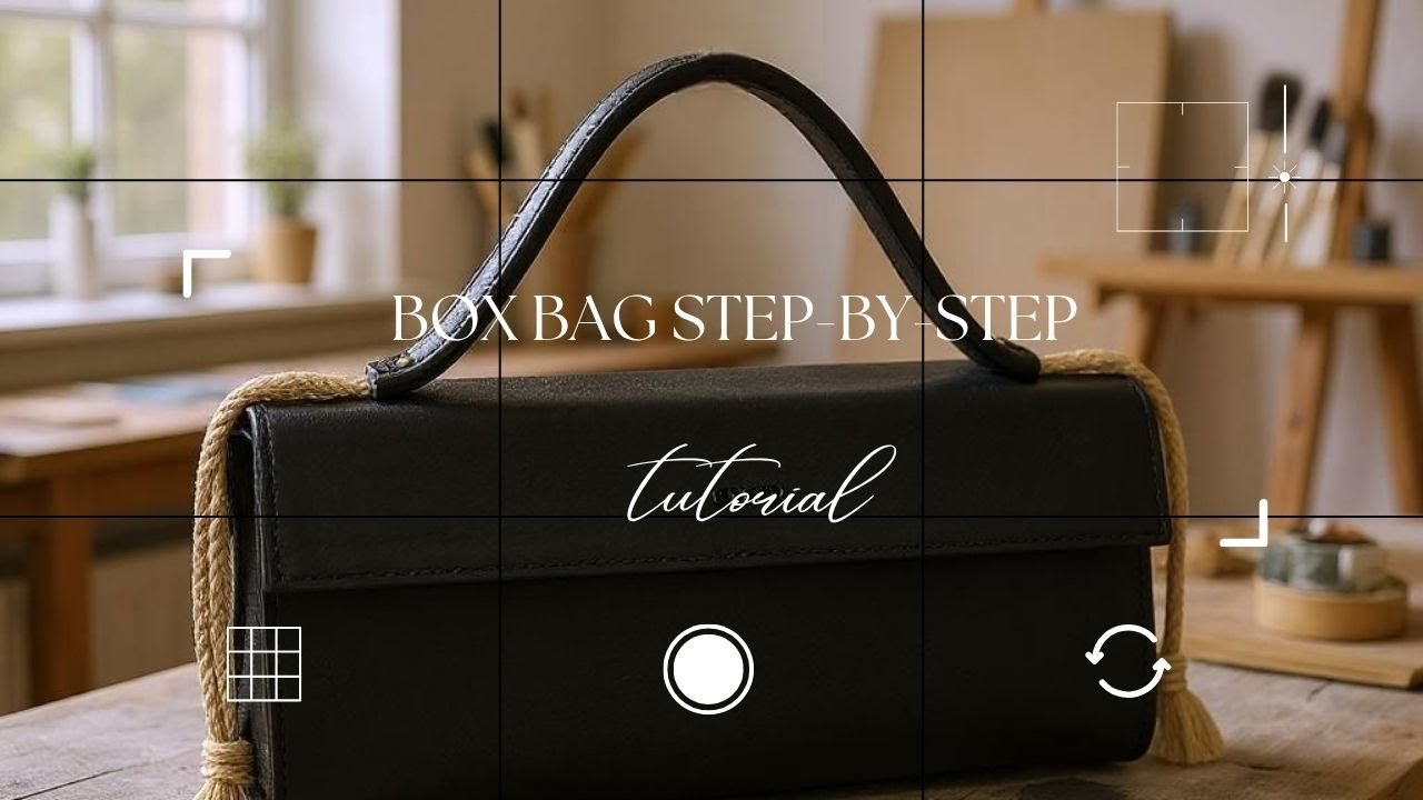 Sew the Bari Box Bag | Step-by-Step Sewing Tutorial Using a Home Sewing Machine