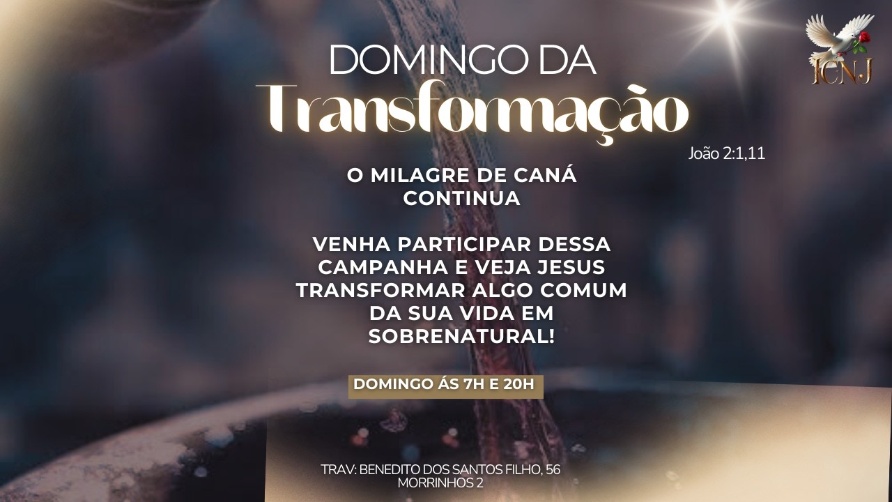 Domingo da Transformação 15/02/2026