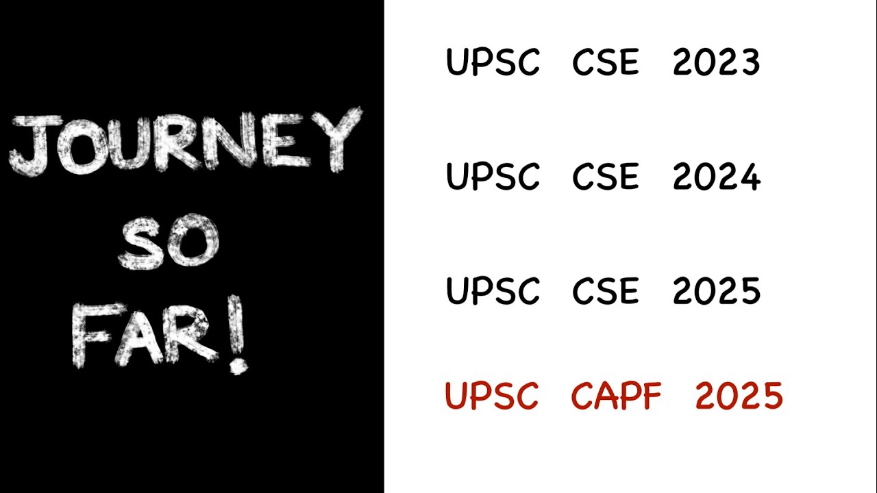 Journey till now || Anonymous UPSC scholar.