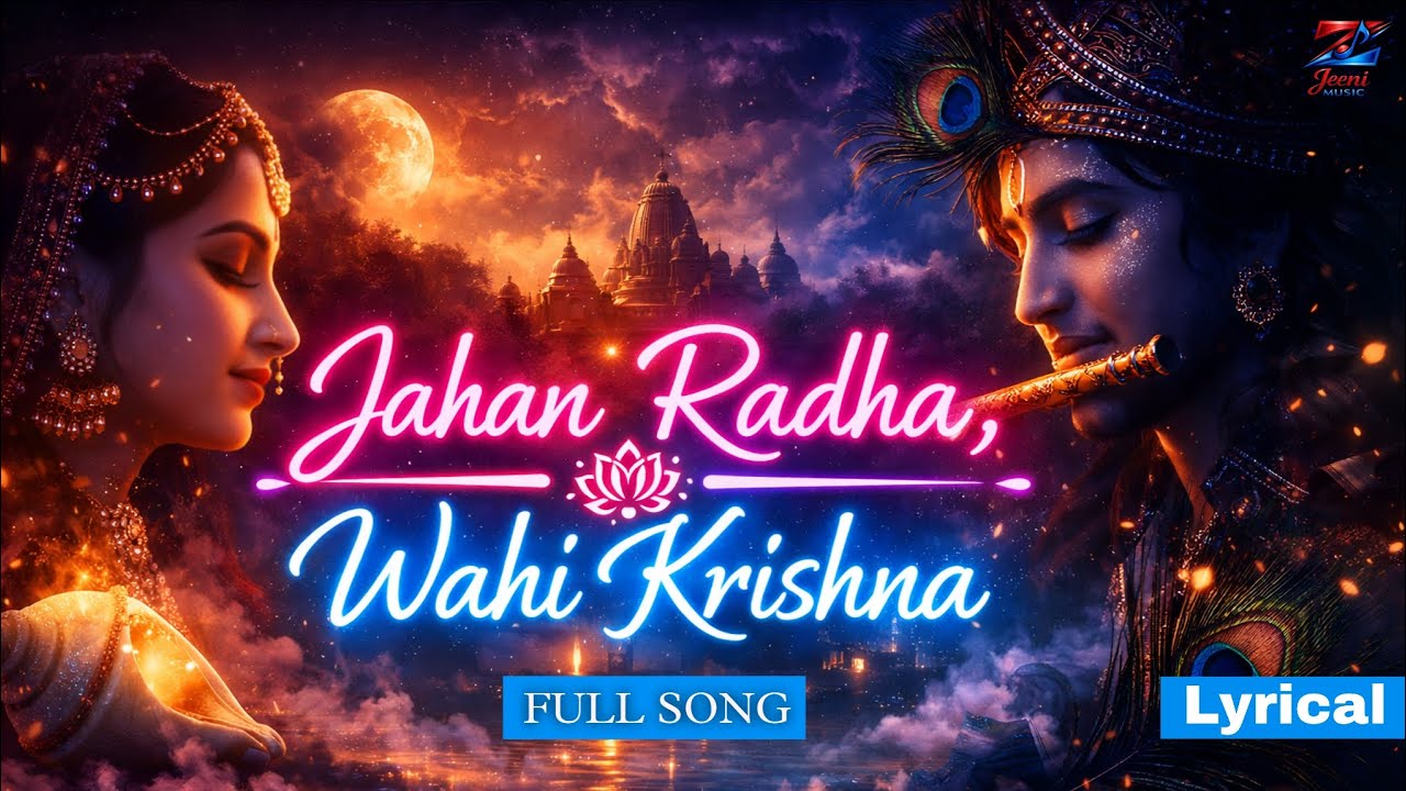 Jahan Radha, Wahi Krishna | Lyrical | Full Song | Jeeni Music