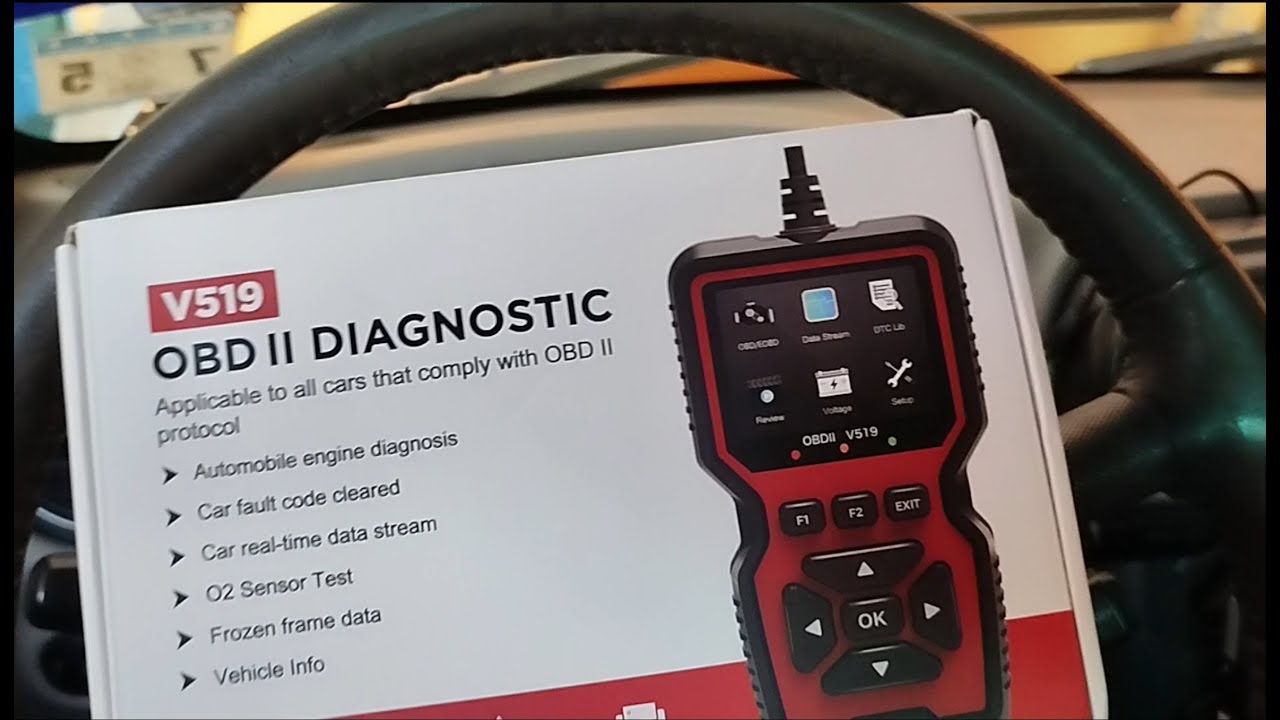 Unboxing scanner OBDII V519 chino #shein  y como usarlo para buscar fallas en tu vehículo PT CRUISER