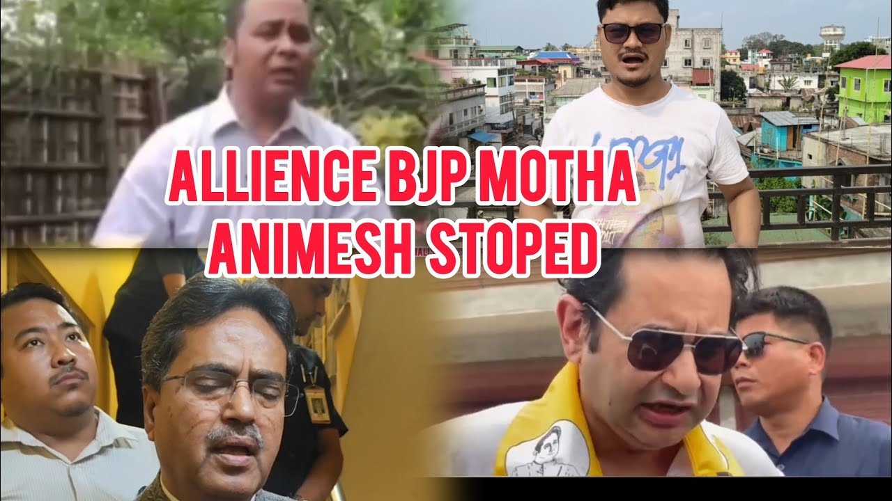 Montri Animesh BJP Ma Haplia, BJP Motha Alliance Wngna phaising II Koksungmao II
