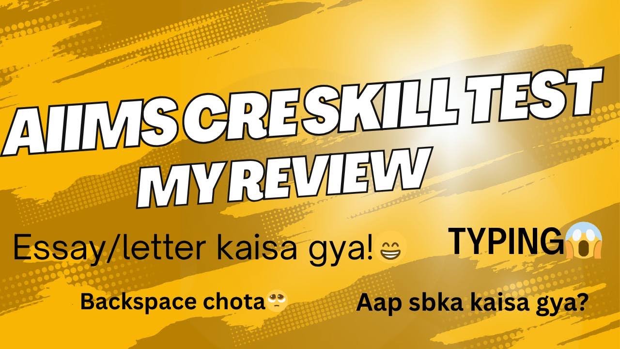 AIIMS CRE skill test|my review😱| aiims cre #aiimscre2025 #aiimsexam #aiimsdelhi 
