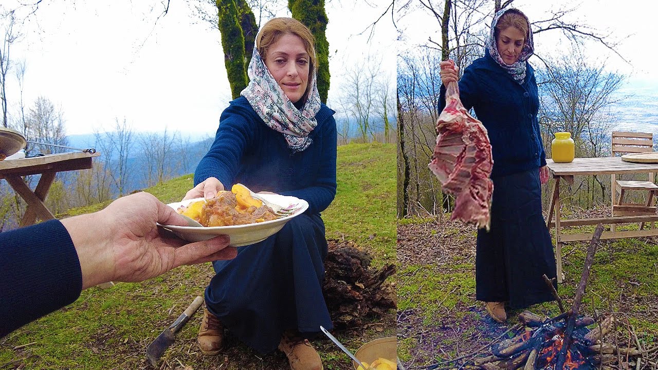 Only in Country Side She Made an Old Fashioned Lamb Stew in Copper Pot & Called It Tas Kebabتاس کباب