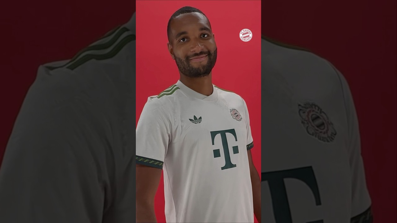Fits you perfectly, Jona! 👕Get your hands on the 25/26 Wiesn jersey today!📎 Link in bio