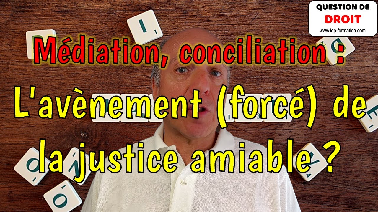 Médiation, conciliation : l'avènement (forcé) de la justice amiable