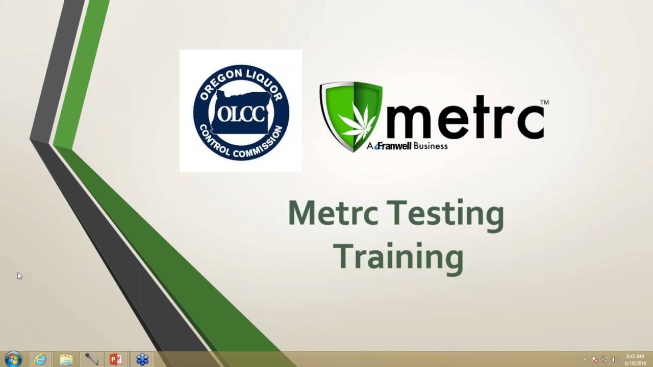 METRC and Lab Licensee Webinar