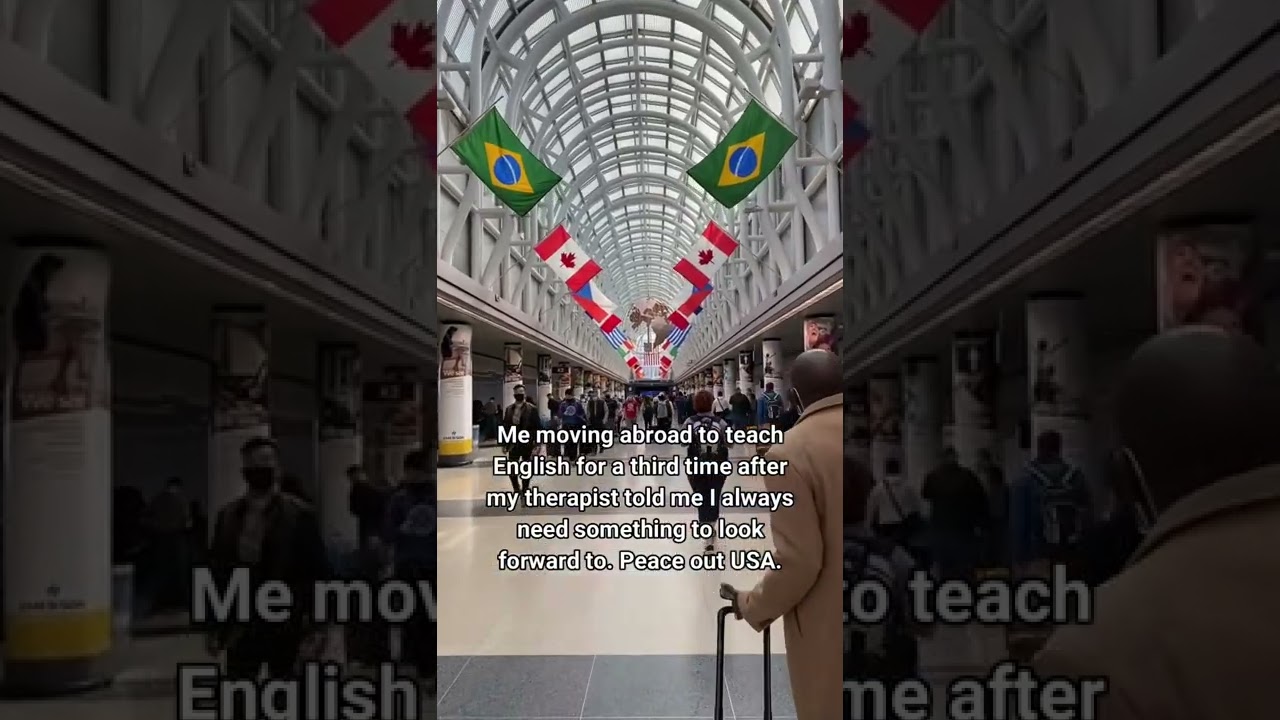 Here I am, once again. Moving abroad to teach English.