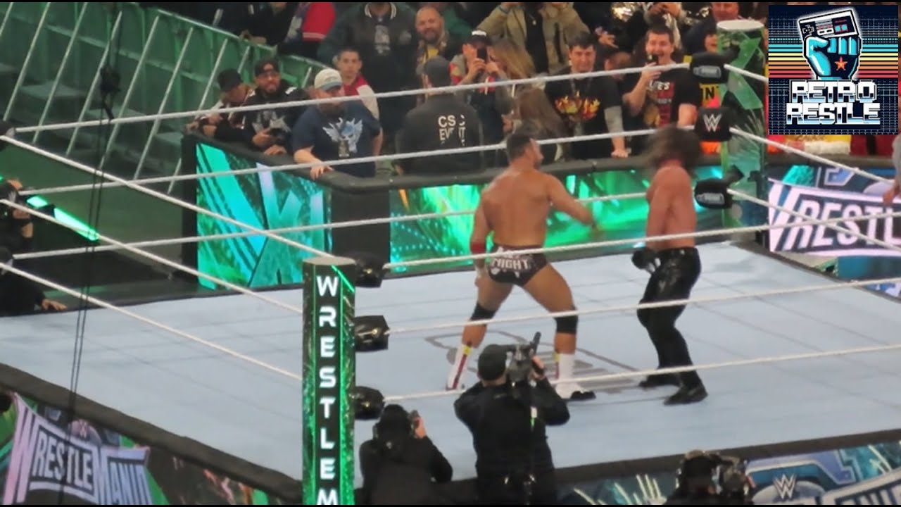 LA Knight vs AJ Styles At WrestleMania XL Full Match!