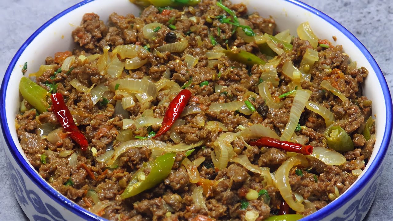 White Keema Stew Recipe | Khade Masale Ka Keema | Mutton Keema Stew Recipe | Stew Keema Recipe