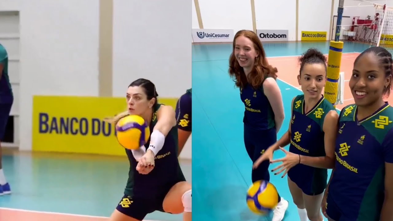 TREINO SELEÇÃO BRASILEIRA FEMININA DE VOLEI | PREPARAÇÃO PARA AS OLIMPIADAS DE PARIS 2024