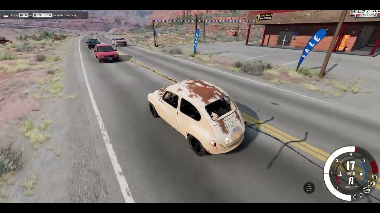 BeamNG drive  trying to escape from the cops, part 1 (beam ng)